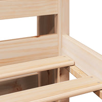 vidaXL Letto Libreria senza Materasso 140x200 cm in Legno di Pino