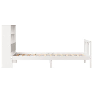 vidaXL Letto Libreria senza Materasso Bianca 90x200 cm Legno di Pino