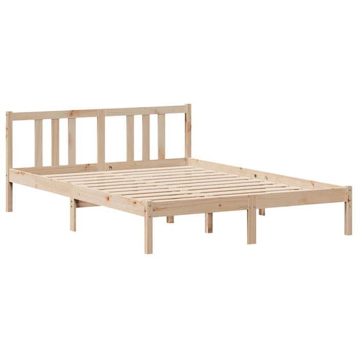 vidaXL Letto Libreria senza Materasso 120x200cm Legno Massello di Pino