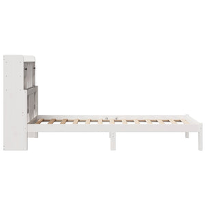 vidaXL Letto Libreria senza Materasso Bianca 90x200 cm Legno di Pino