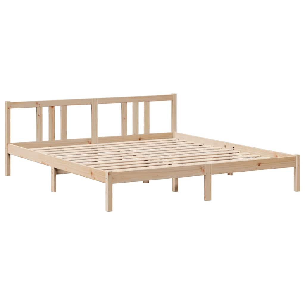 vidaXL Letto Libreria senza Materasso 180x200 cm in Legno di Pino