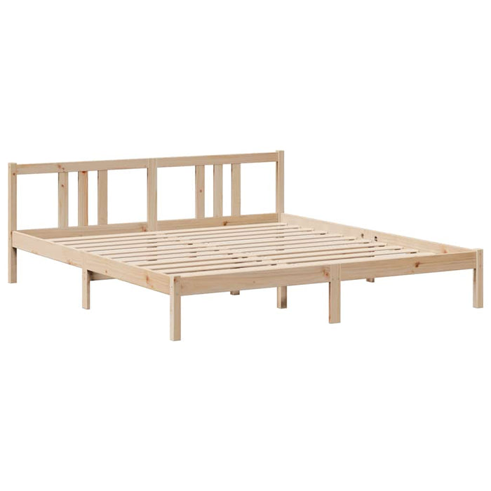 vidaXL Letto Libreria senza Materasso 180x200 cm in Legno di Pino