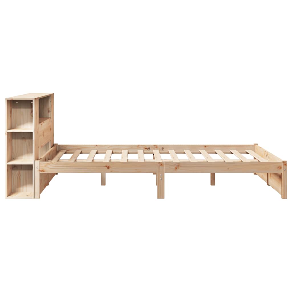 vidaXL Letto Libreria senza Materasso 120x190 cm in Legno di Pino