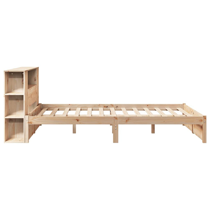 vidaXL Letto Libreria senza Materasso 120x190 cm in Legno di Pino