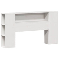 vidaXL Letto Libreria senza Materasso Bianco 160x200 cm Legno di Pino