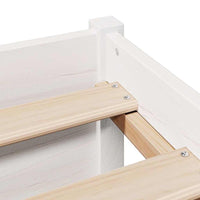 vidaXL Letto Libreria senza Materasso Bianco 160x200 cm Legno di Pino