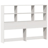 Letto Libreria senza Materasso Bianco 135x190 cm Legno di Pino 3322384