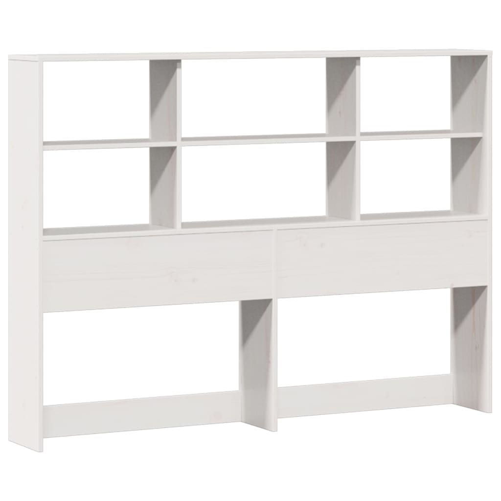 vidaXL Letto Libreria senza Materasso Bianco 140x190 cm Legno di Pino