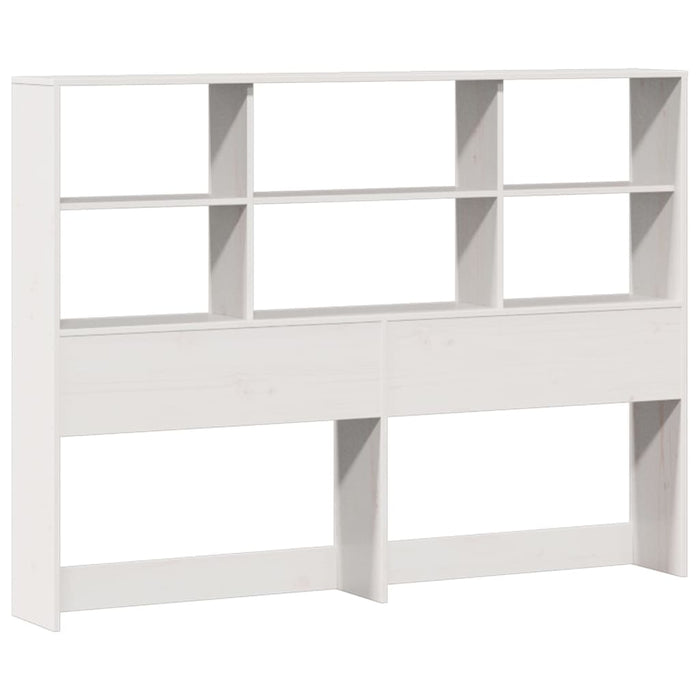 vidaXL Letto Libreria senza Materasso Bianco 140x190 cm Legno di Pino