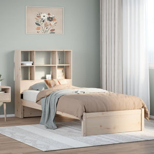 vidaXL Letto Libreria senza Materasso 90x200 cm Legno Massello Pino