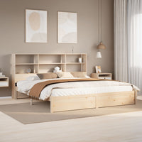 vidaXL Letto Libreria senza Materasso 180x200 cm in Legno di Pino