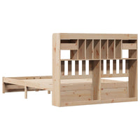 vidaXL Letto Libreria senza Materasso 160x200 cm in Legno di Pino