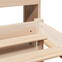 vidaXL Letto Libreria senza Materasso 160x200 cm in Legno di Pino