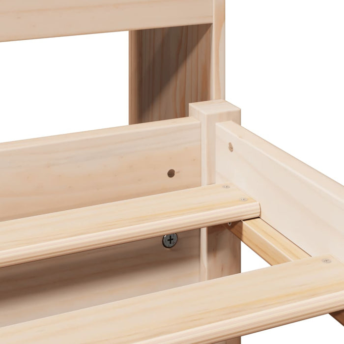 vidaXL Letto Libreria senza Materasso 160x200 cm in Legno di Pino