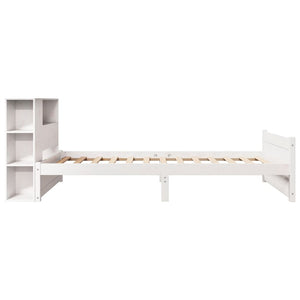 vidaXL Letto con Libreria senza Materasso 75x190 cm in Legno Pino