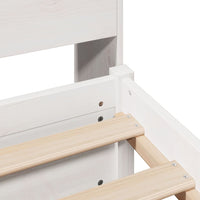 vidaXL Letto con Libreria senza Materasso 75x190 cm in Legno Pino