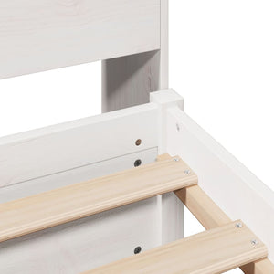 vidaXL Letto con Libreria senza Materasso 75x190 cm in Legno Pino