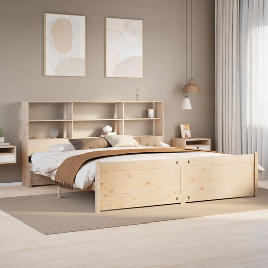 vidaXL Letto Libreria senza Materasso 180x200 cm in Legno di Pino