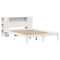 vidaXL Letto Libreria senza Materasso Bianco 140x190 cm Legno di Pino