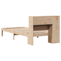 Letto Libreria senza Materasso 90x200 cm Legno Massello Pino 3322538