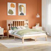 vidaXL Letto Libreria senza Materasso 135x190 cm in Legno di Pino