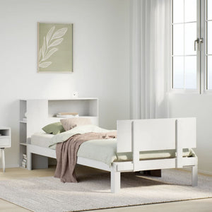 vidaXL Letto con Libreria senza Materasso 75x190 cm in Legno Pino