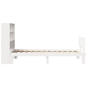 vidaXL Letto Libreria senza Materasso Bianca 90x200 cm Legno di Pino