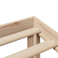 vidaXL Letto Libreria senza Materasso 150x200 cm in Legno di Pino