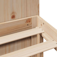 vidaXL Letto Libreria senza Materasso 135x190 cm in Legno di Pino