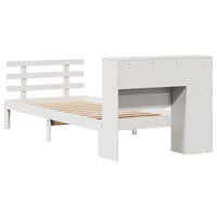 vidaXL Letto con Libreria senza Materasso 75x190 cm in Legno Pino