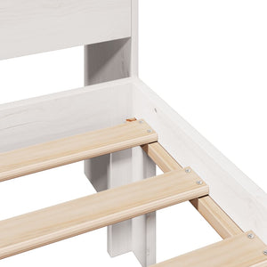 vidaXL Letto con Libreria senza Materasso 75x190 cm in Legno Pino