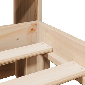 vidaXL Letto Libreria senza Materasso 160x200 cm in Legno di Pino