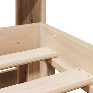 vidaXL Letto Libreria senza Materasso 180x200 cm in Legno di Pino