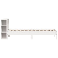 vidaXL Letto con Libreria senza Materasso 75x190 cm in Legno Pino