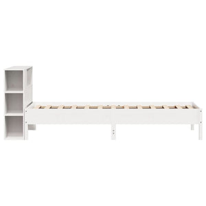 vidaXL Letto con Libreria senza Materasso 75x190 cm in Legno Pino