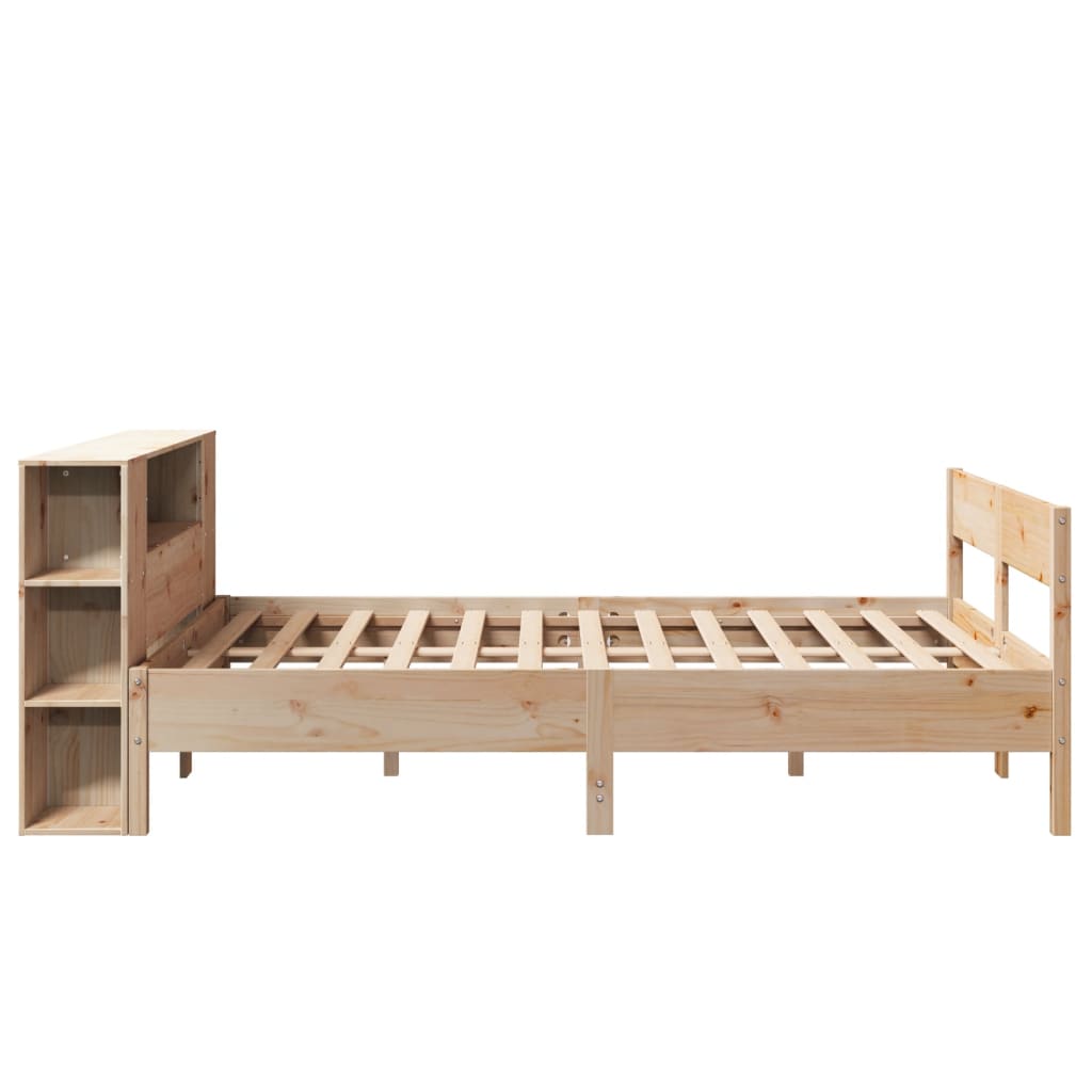 vidaXL Letto Libreria senza Materasso 135x190 cm in Legno di Pino