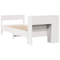 vidaXL Letto con Libreria senza Materasso 75x190 cm in Legno Pino