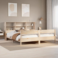 vidaXL Letto Libreria senza Materasso 180x200 cm in Legno di Pino