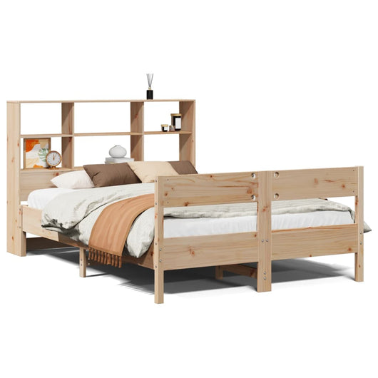 vidaXL Letto Libreria senza Materasso 120x200cm Legno Massello di Pino