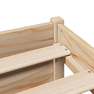 vidaXL Letto Libreria senza Materasso 120x200cm Legno Massello di Pino