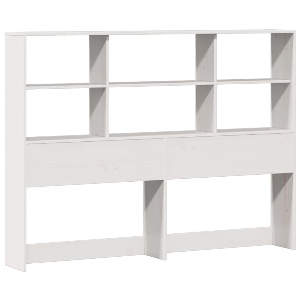 vidaXL Letto Libreria senza Materasso Bianco 120x200 cm Legno di Pino