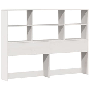 vidaXL Letto Libreria senza Materasso Bianco 120x200 cm Legno di Pino