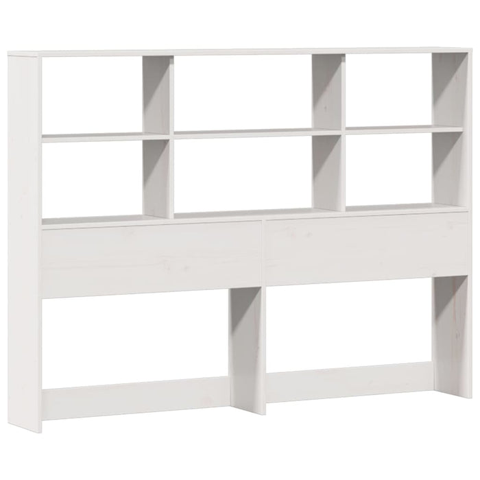 vidaXL Letto Libreria senza Materasso Bianco 120x200 cm Legno di Pino