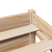 vidaXL Letto Libreria senza Materasso 140x190 cm in Legno di Pino