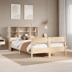 vidaXL Letto Libreria senza Materasso 120x190 cm in Legno di Pino