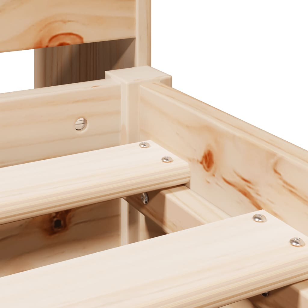 vidaXL Letto Libreria senza Materasso 180x200 cm in Legno di Pino