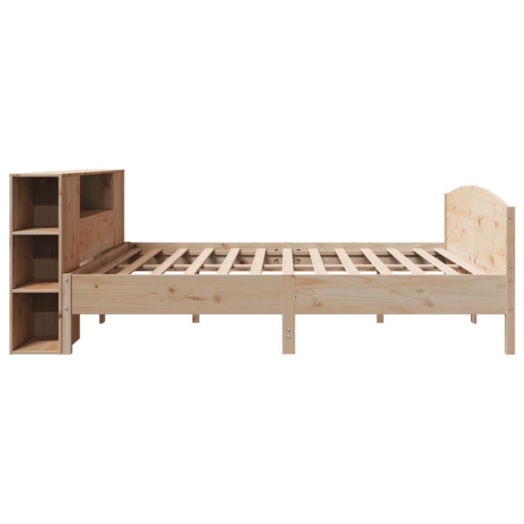 vidaXL Letto Libreria senza Materasso 200x200 cm in Legno di Pino