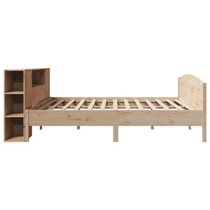 vidaXL Letto Libreria senza Materasso 200x200 cm in Legno di Pino