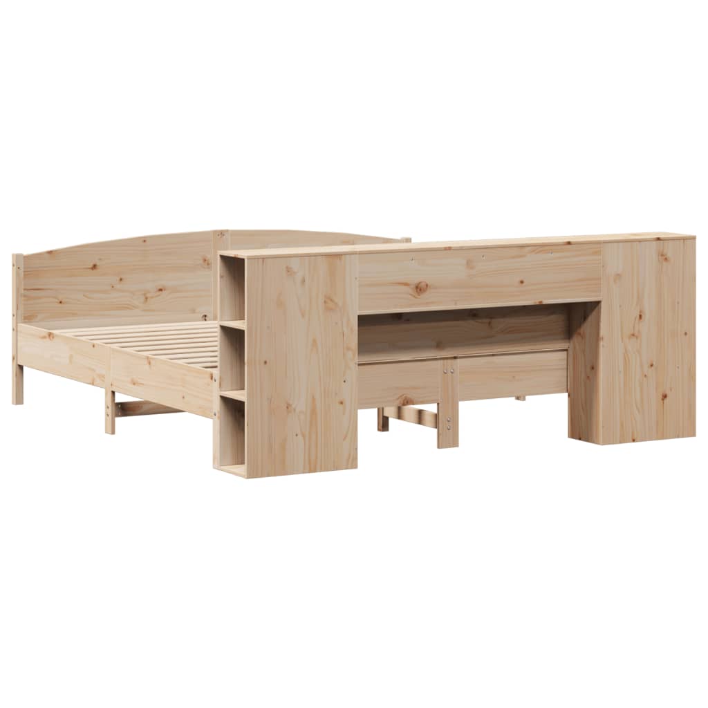 vidaXL Letto Libreria senza Materasso 200x200 cm in Legno di Pino
