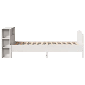 Letto con Libreria senza Materasso 75x190 cm in Legno Pino 3323090